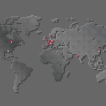 世界地図の二乗